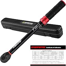 ATsafepro 3/8 Inch Torque Wrench Car Torque Wrench 5-60Nm Dual Direction Adjustable 72 Teeth Torque Wrench for Bike Motorcycle Car Maintenance