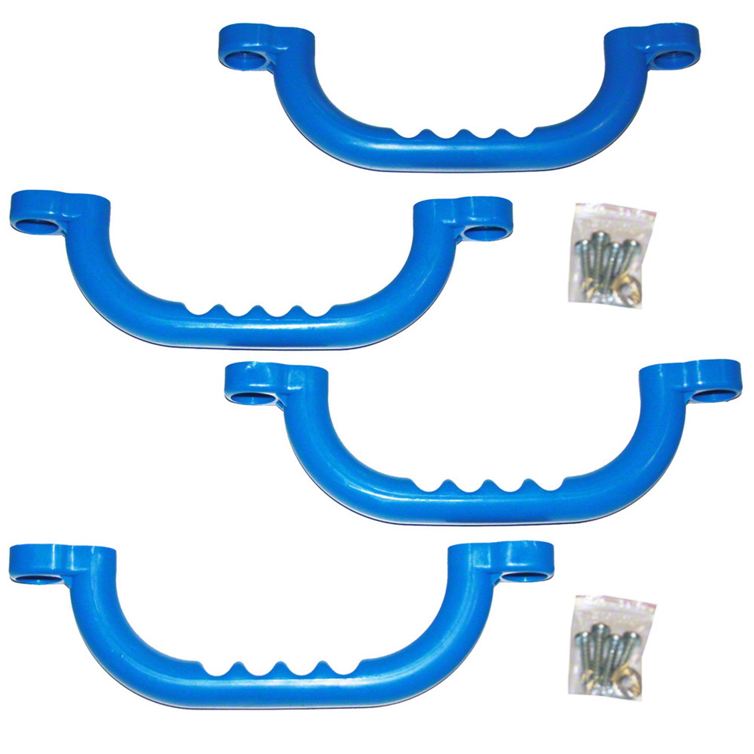 KIDWISE 10 Inch Safety Hand Grips for Playsets, Set of 4 - Blue
