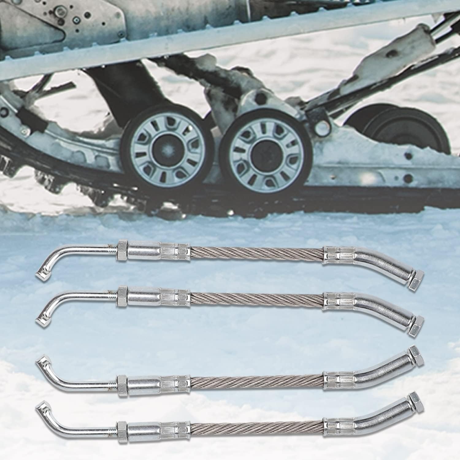 Snowmobile Snow Scratchers for All Reverse and Nonreverse