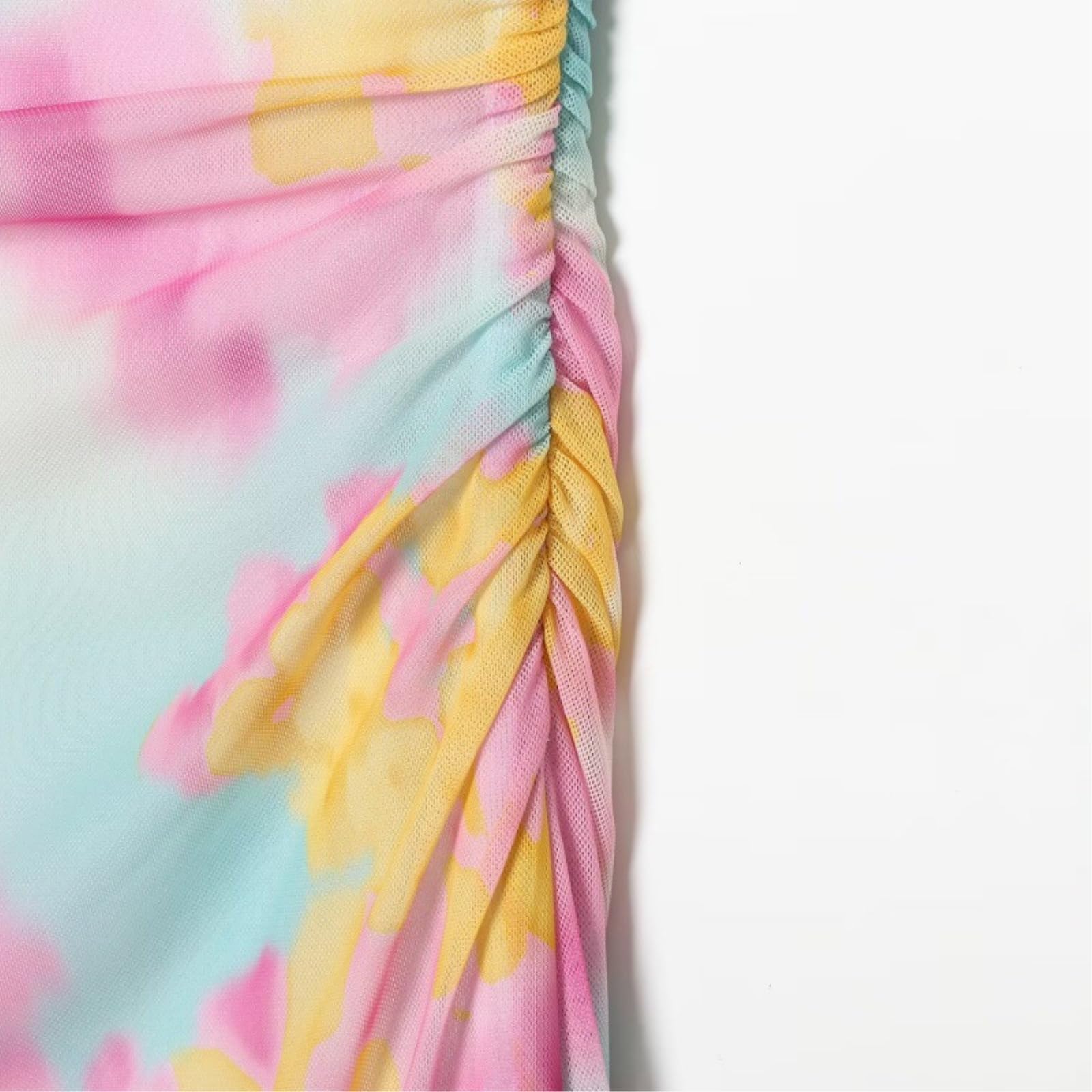 Vestido Largo Verano Mujer Vestido Midi De Mujer con Escote Corazón, Tirantes Finos Y Estampado De Malla, Corte Ajustado Y Favorecedor, Verano.