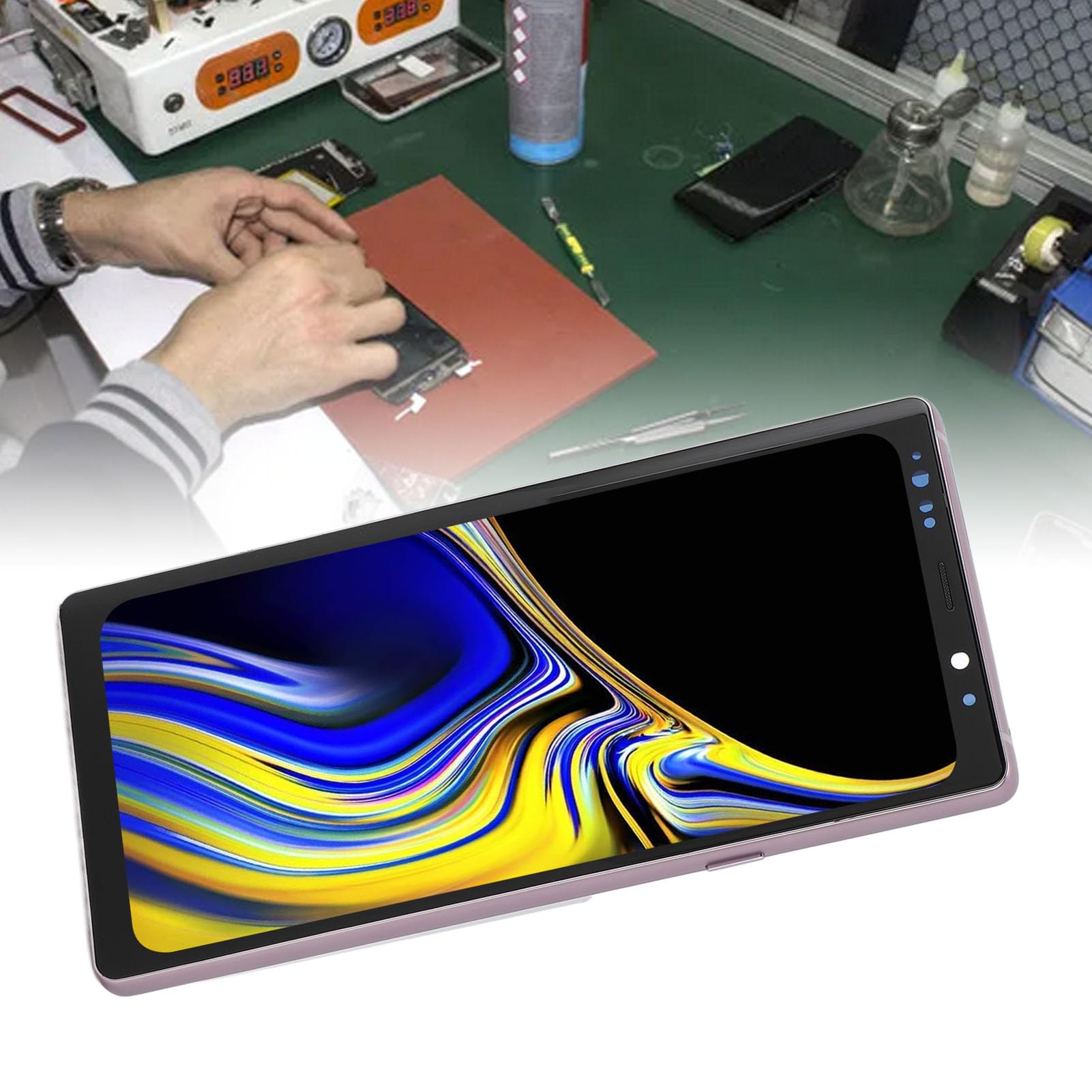 Aramox Note 9 LCD Wymiana Ekranu Zestaw, 6.4in 3D Touch Digitizer (PURPLE)