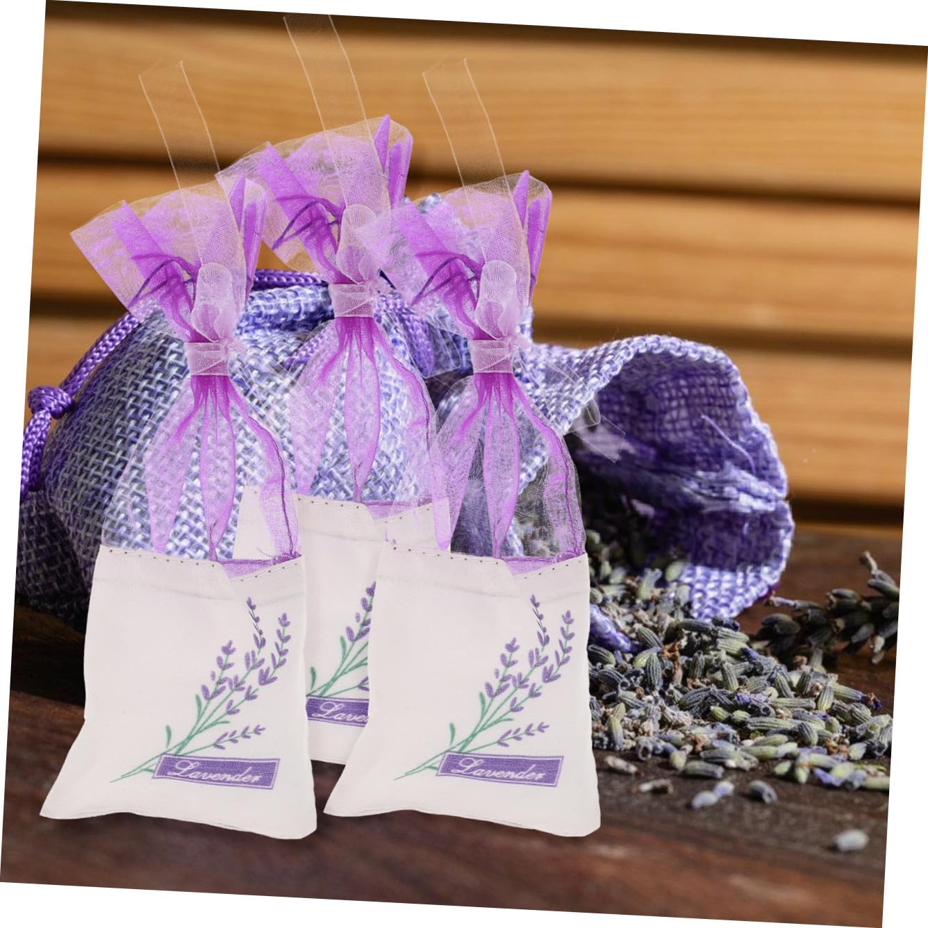 Healeved 80stücke Lavendel Duftbeutel Aus Leere Säckchen Zum Befüllen Für Gewürze Und Aromatherapie Für Schrank Und Auto Zufällige Farben Und Muster