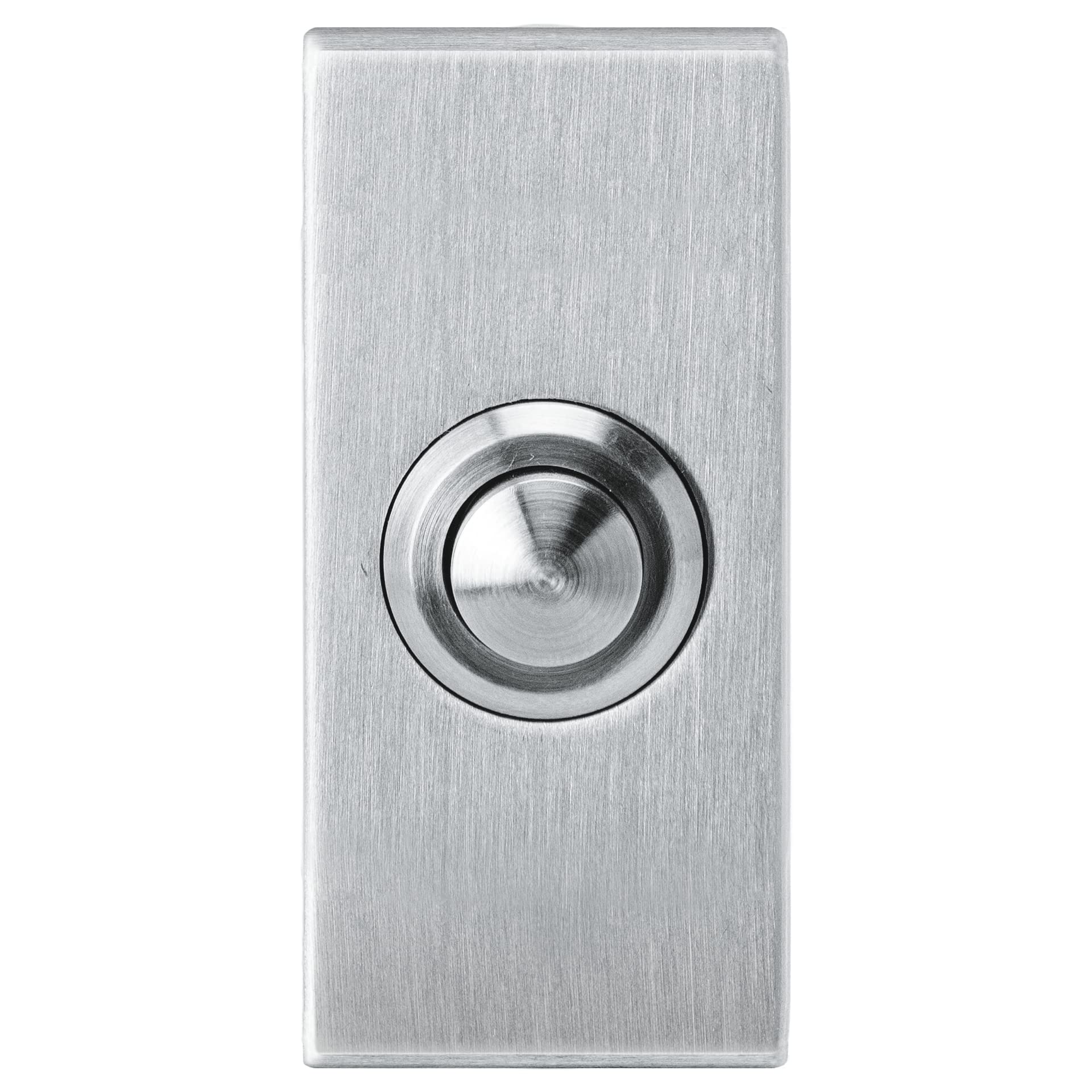 49.910.00 Aperit Türklingel rechteckig - Edelstahl 64x30mm - Edelstahl 316 matt gebürstet - Inkl. Montageschrauben