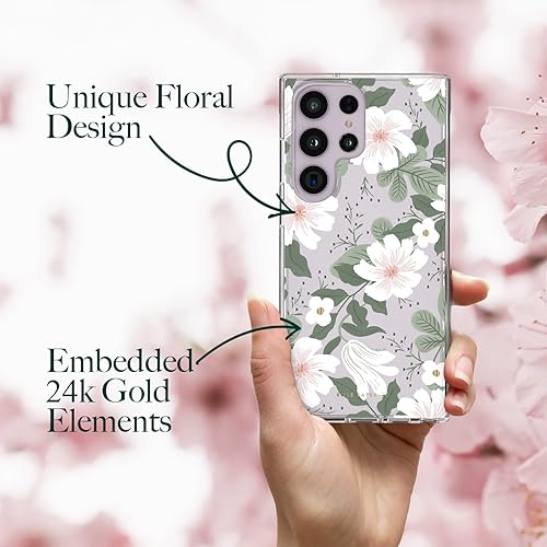 Miniatura 5 de Rifle Paper Co. - Funda para Samsung Galaxy S23 Ultra para mujer [6.8 pulgadas] [protección contra caídas de 12 pies] [carga inalámbrica] Funda de