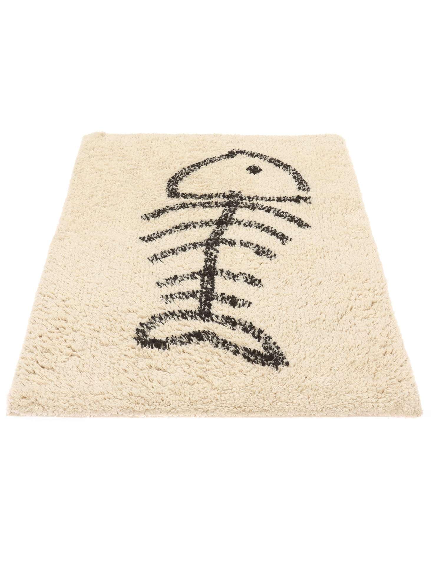 RugVista Neptun Badematte, Rechteckig, 50 x 80 cm, Natural/Schwarz