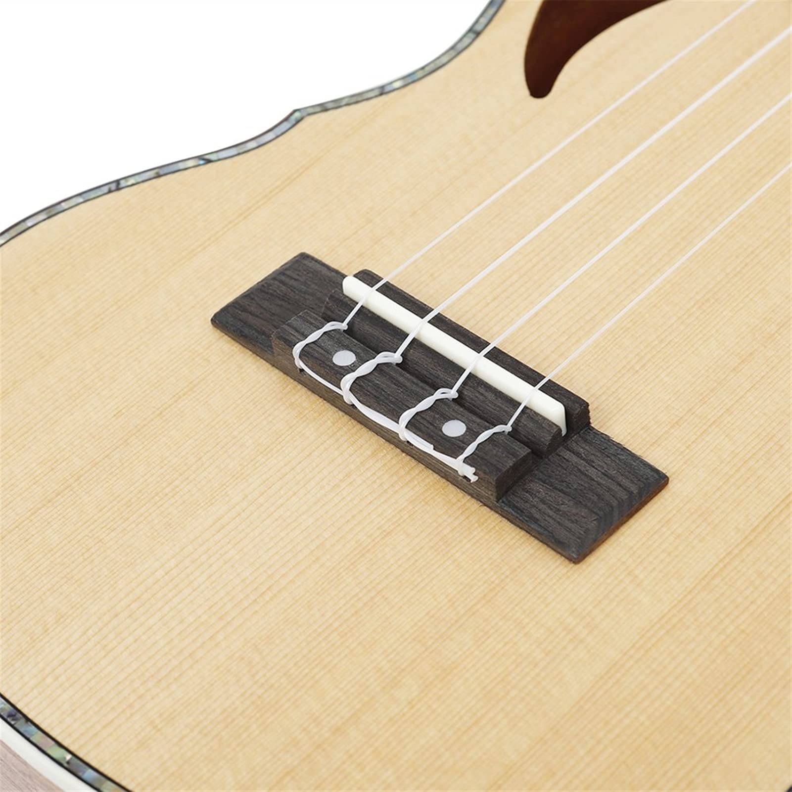 Ukulele koncertowe Początkujący Ukulele 23- calowy Koncert Ukulele Świerkowy Drewno Sopran 4 Struny Hawaiian Gitara Profesjonalne Struszone Instrumenty Muzyczne Z Przypadkiem