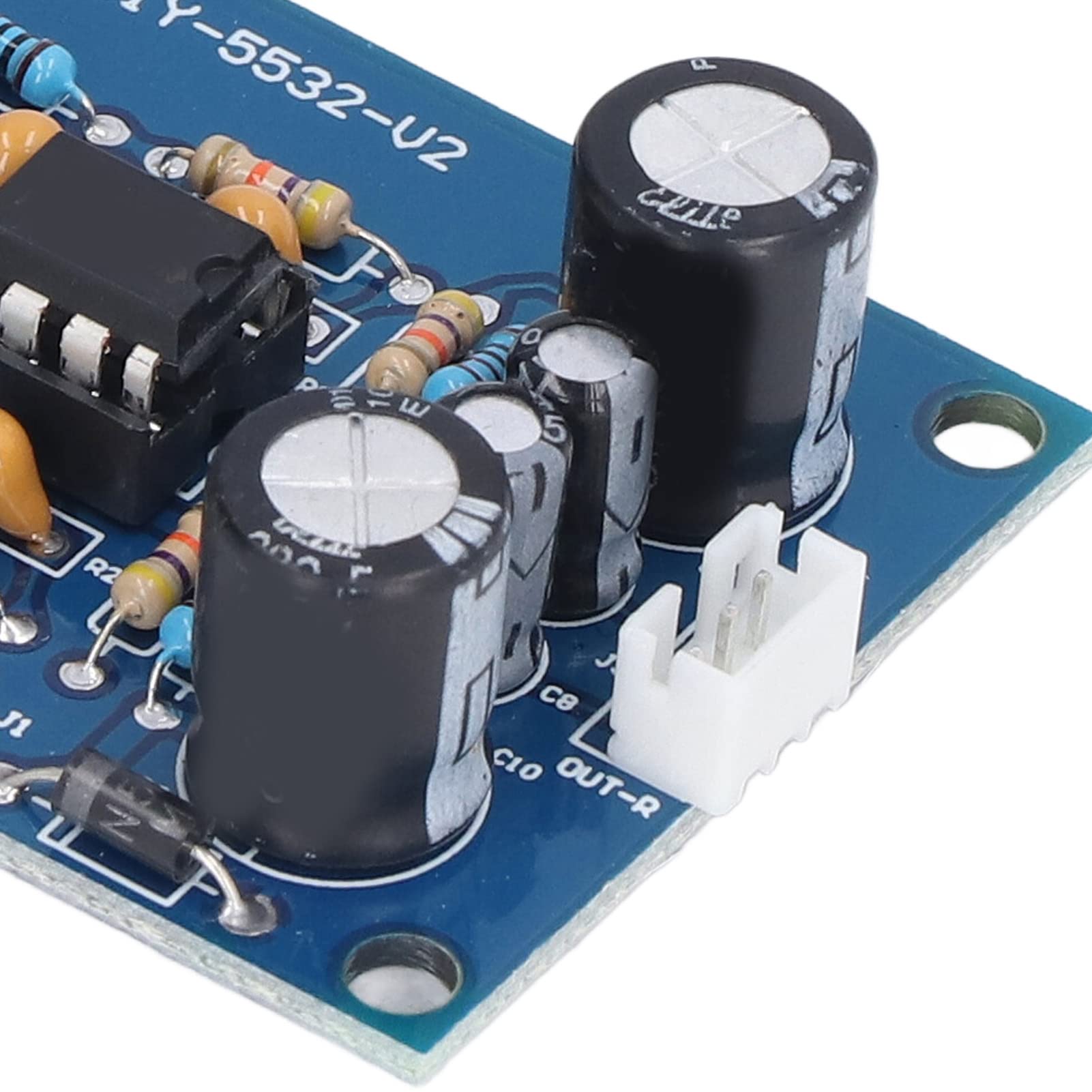 VGEBY Stereo Pre-amp Preamplifier Ton Board Audio Tek Güç Ön Panel
