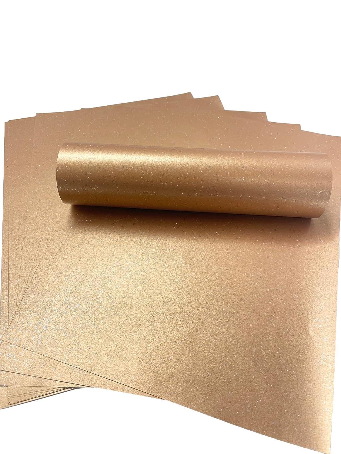 Papel Brillante Dorado Syntego A4 Para Manualidades – 10 Hojas Con Efecto Iridiscente, 120 G/m², Ideal Para Tarjetas Navideñas Y Proyectos DIY