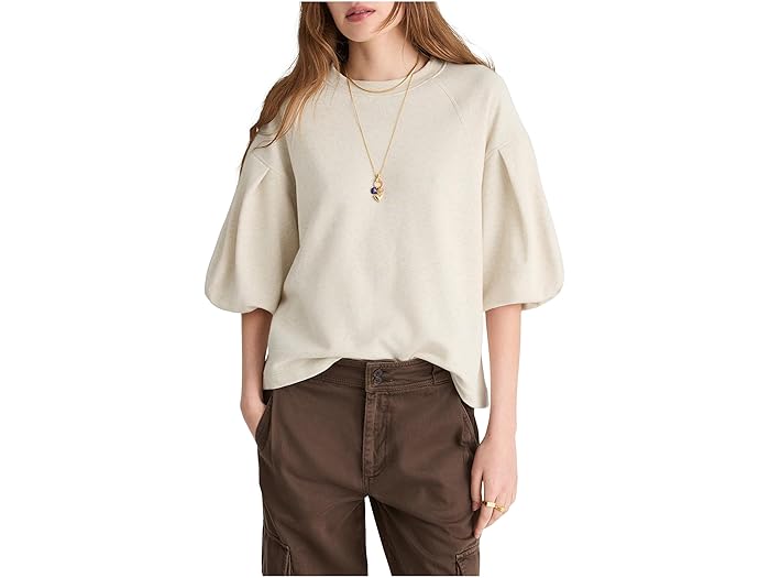 Puff Sleeve Sweatshirt Style. - Image 1