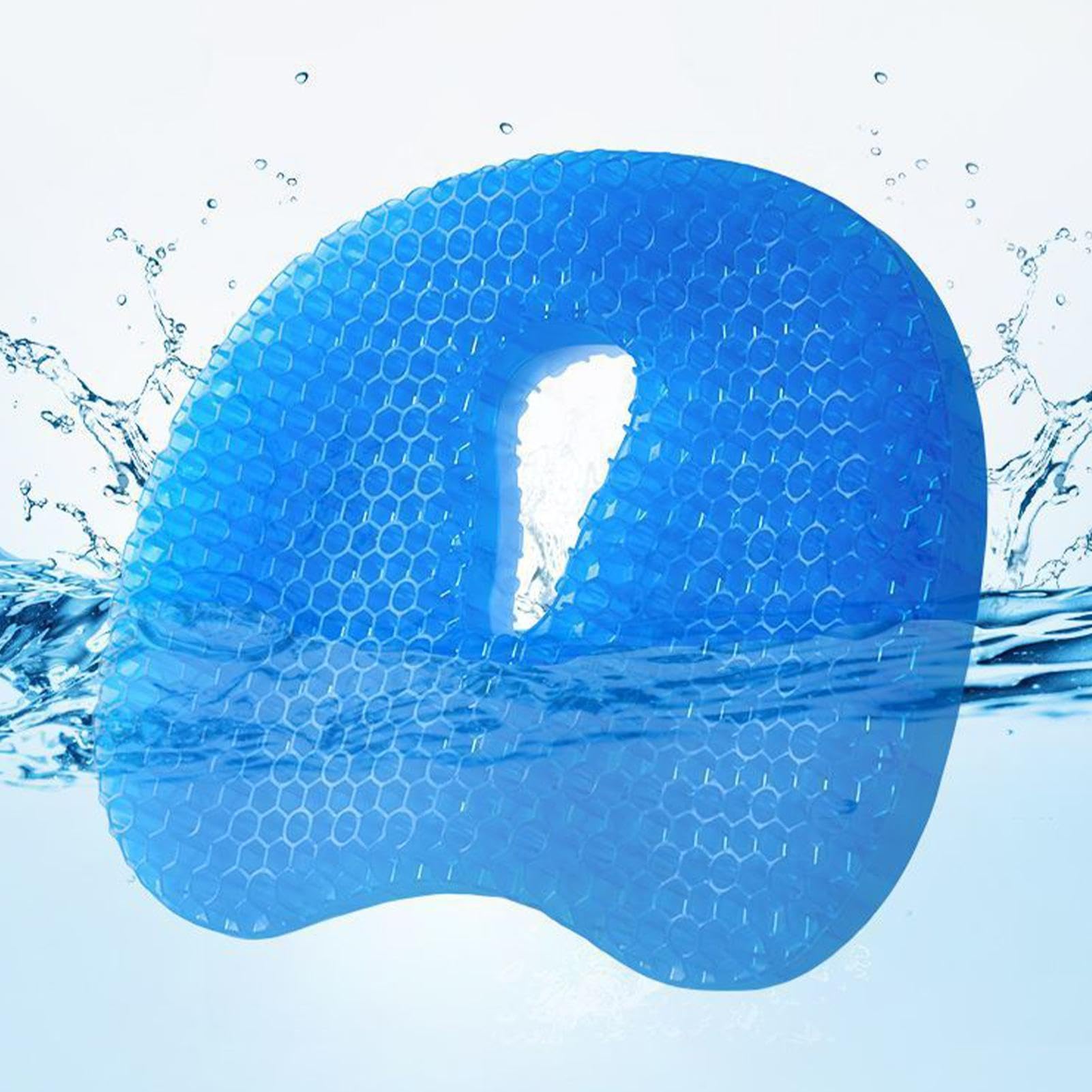 Cuscino per sedia in gel, comodo e morbido, multifunzionale, lavabile in lavatrice, ergonomico, per pesca, escursionismo, campeggio