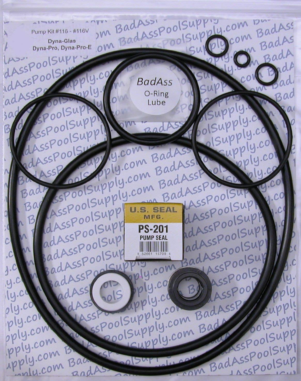 BadAss Pool Supply ORing Rebuild Repair Kit for Pentair StaRite Dyna