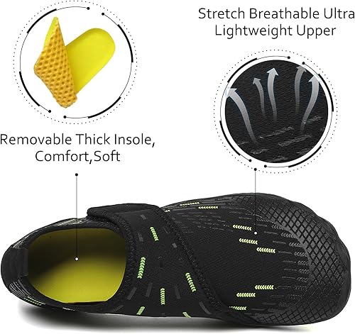 Miniatura 4 de Zapatos de agua para hombre y mujer, secado rápido, para natación, playa, piscina, calcetines de yoga para senderismo, caminar, buceo, surf,