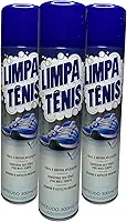kit 3 Limpa Tênis Premium Espuma Magica para Calcados Petroplus Nylon Borracha Tecido Couro Sintetico