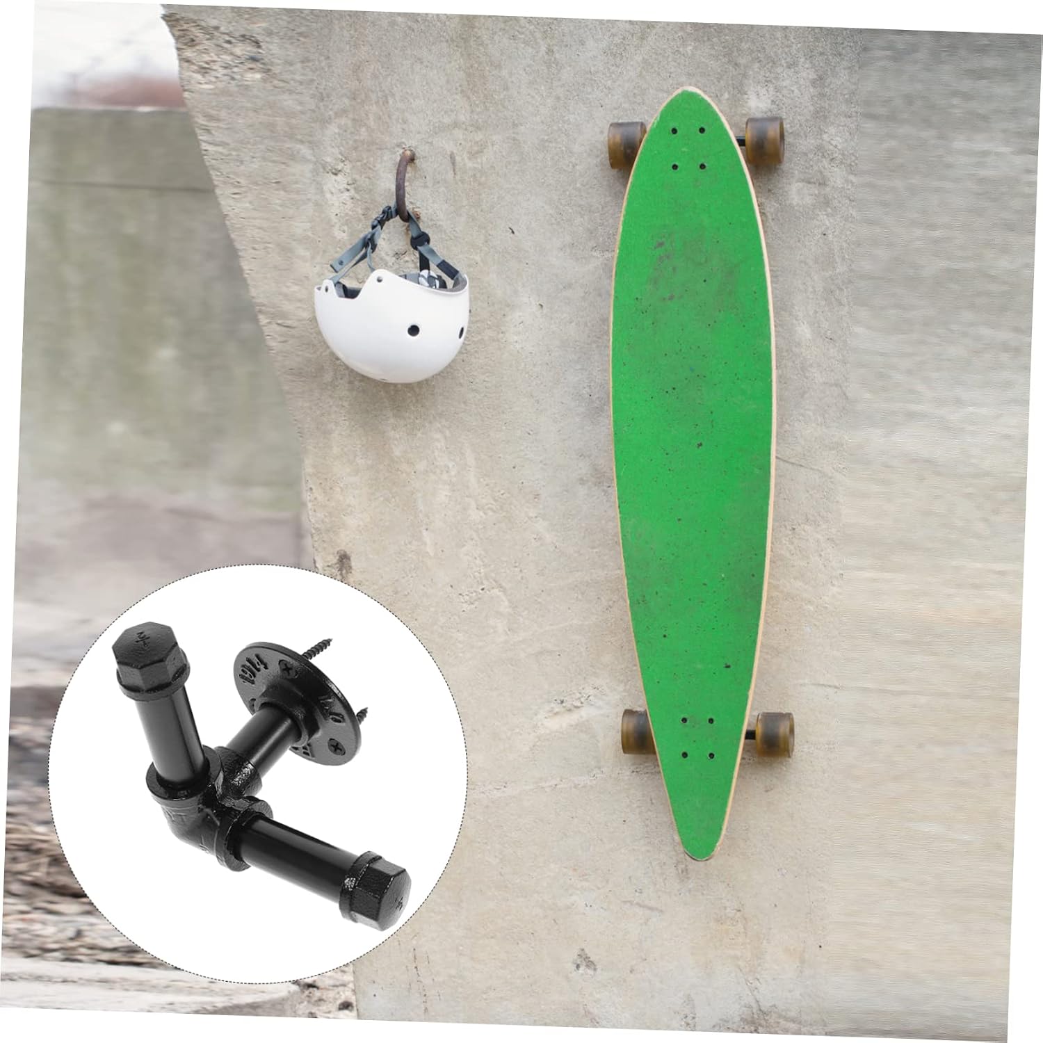 Skateboard Display Stand for Skateboards Durable Compact Wall-mounted Rack