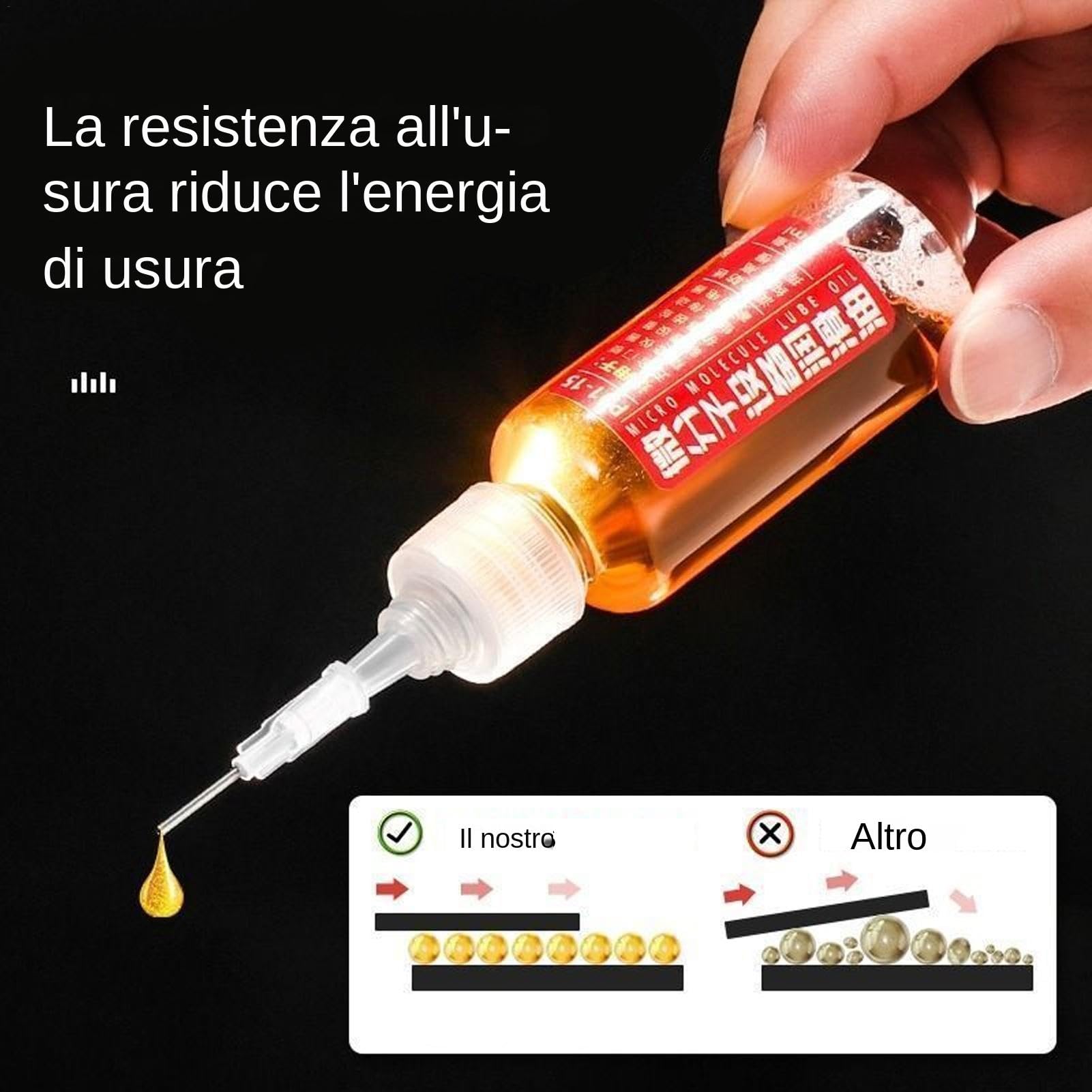 Olio per catene, Olio per motoseghe | Lubrificante per catene ecologico ad alte prestazioni 60 ml | Generico
