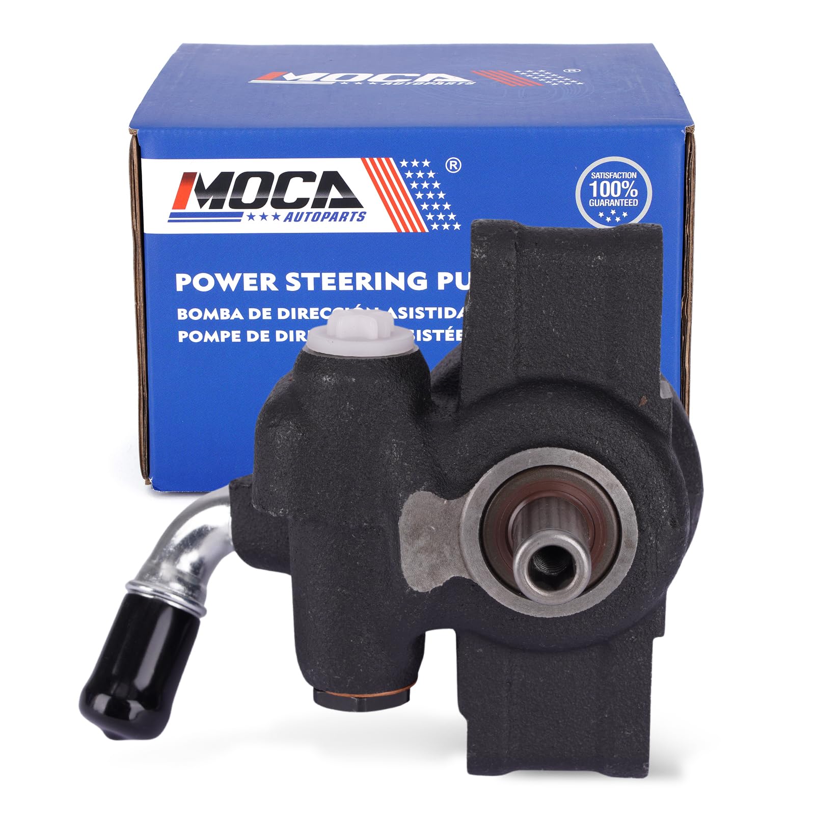 MOCA Power Steering Pump 20-329 Fits 2006-2010 for Ford Explorer V8 4.6L & 2006-2010 for Mercury Mountaineer V8 4.6L & 2007-2010 for Ford Explorer Sport Trac V8 4.6L