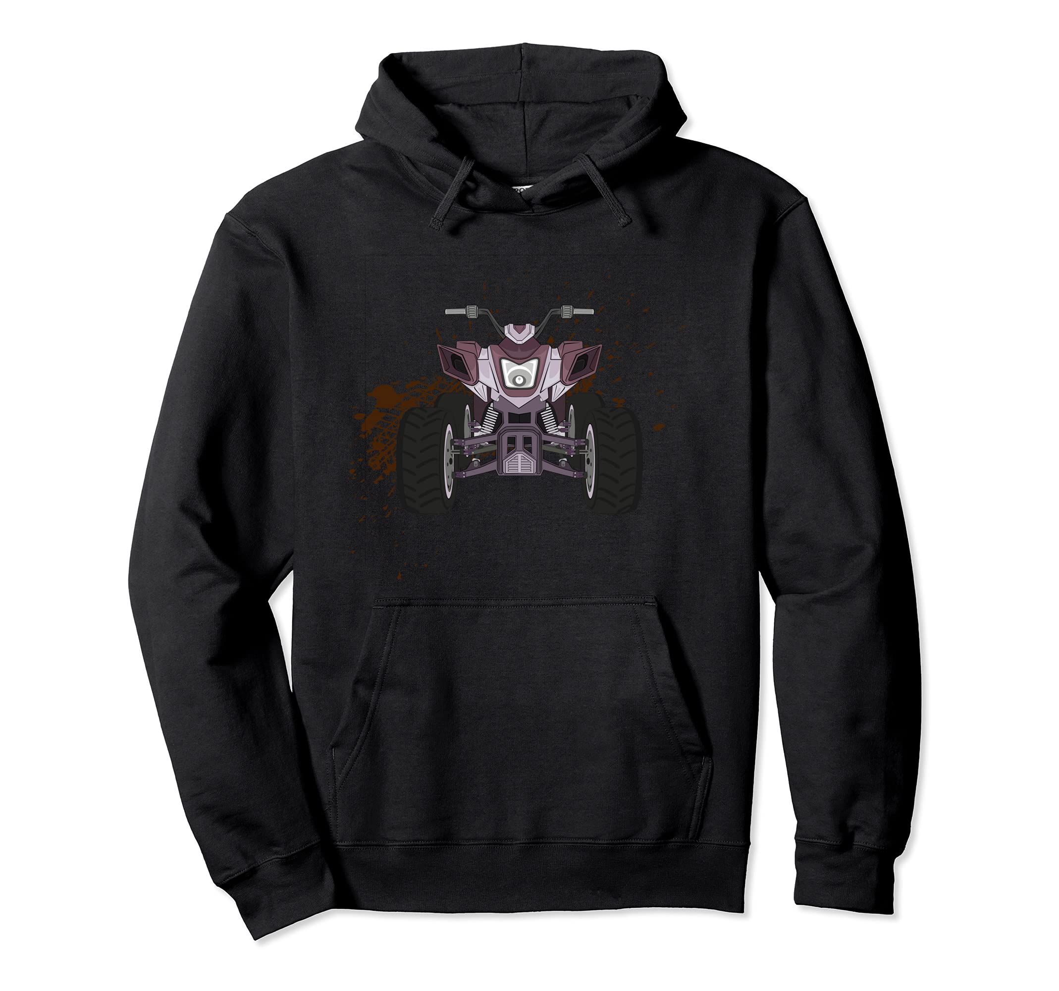 Quad Driver Rider 4x4 ATV Mud Motorsport Motocross Pullover Hoodie