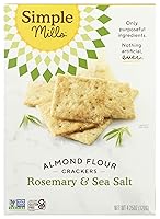 Vista 8 de Simple Mills Galletas de Harina de Almendra, Tomate Seco y Albahaca - Sin Gluten, Veganas, Aperitivos Saludables, a Base de Plantas, 4.25 Onzas