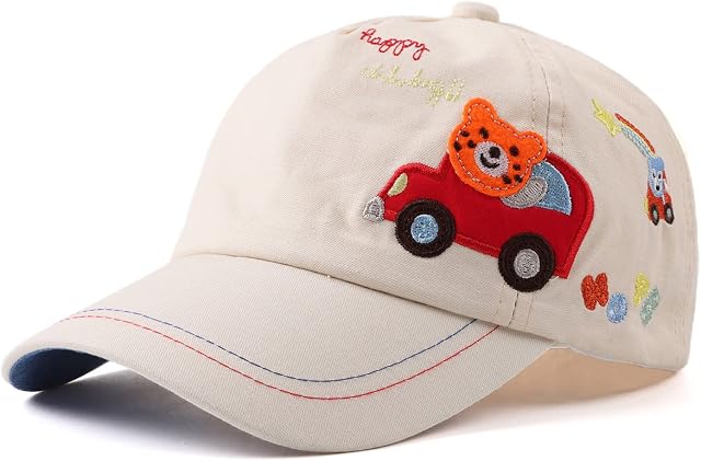 XIAOHAWANG Classic Baby Baseball Cap Dinosaur Boys Girls Sun Hat Cotton Spring Summer Kids Visor Hats 2-6 Years
