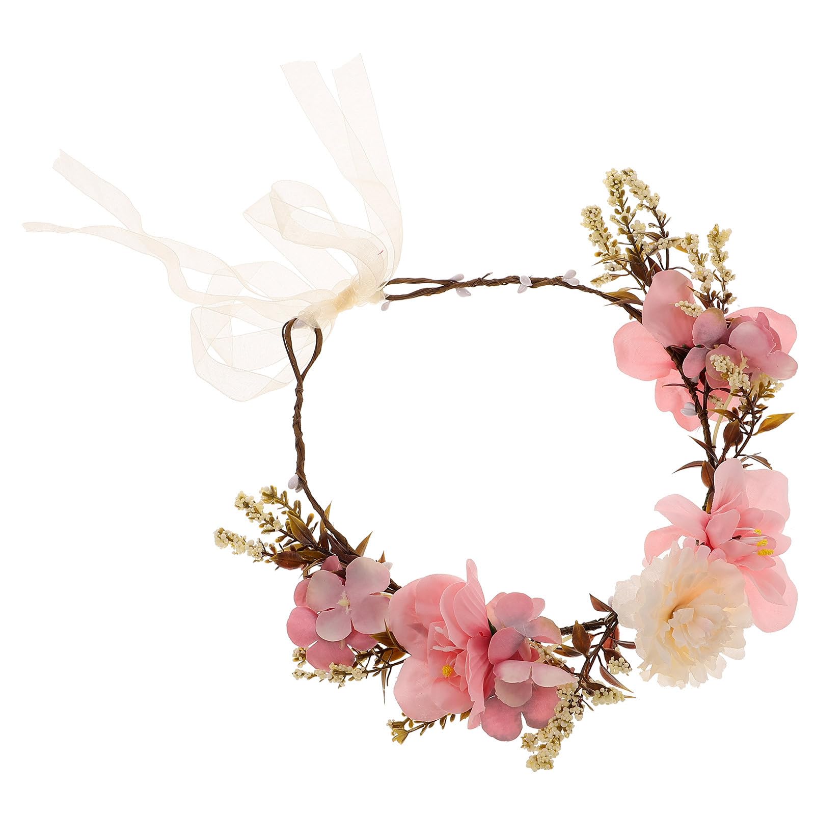 Couronne de Cheveux Pourpre en Tissu, Bandeau Serrage Tête