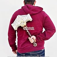 Vista 4 de 19 "espuma GoW Mjolnir Thor Hammer Aesir nórdico dios videojuego fantasía Cosplay Prop
