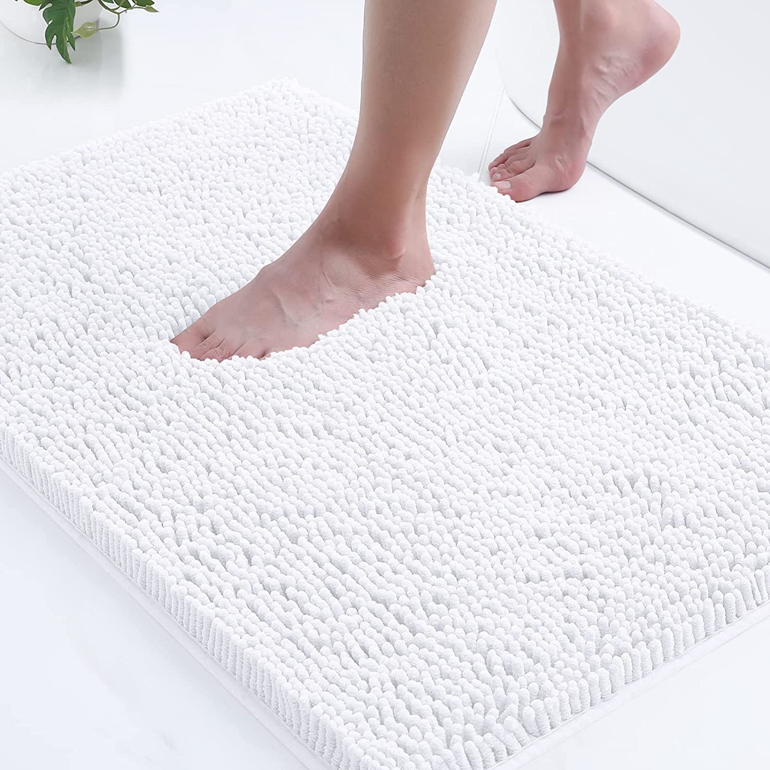 smiry Chenille Bath Mat, 40 x 60 cm