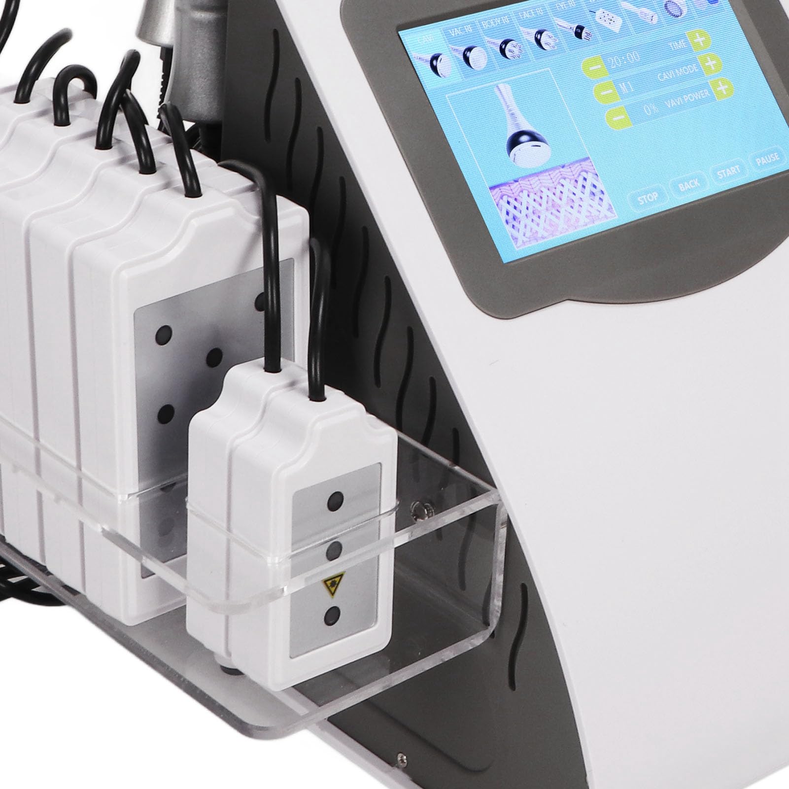 Máquina de Vacío Corporal, Dispositivo de Cavitación de Vacío RF 9 en 1 para Brazo (Enchufe europeo)