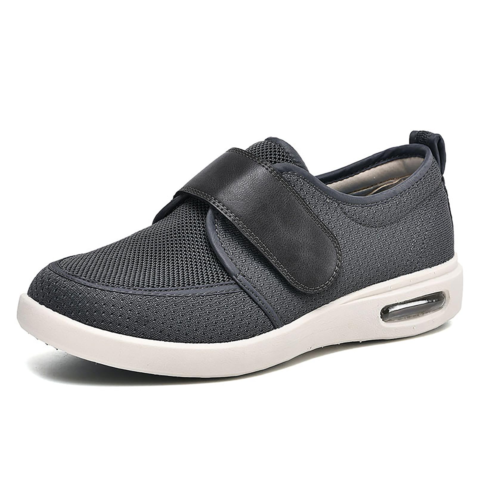 Buty medyczne do spuchniętych stóp, oddychające, lekkie, szerokie, antypoślizgowe, z poduszką powietrzną, trampki, bardzo szerokie, regulowane zapięcie, trampki, 49