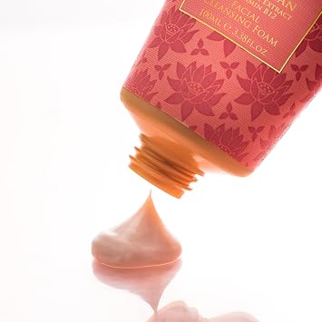 SPA CEYLON Lotus & Rambutan - Active Cell Extract + Vitamin B12 Facial Cleansing Foam | For Sensitive skin | 100ml