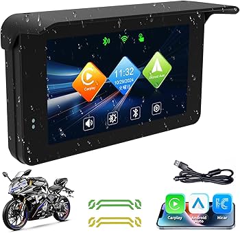 Amazon.co.jp: バイク ナビ バイク ディスプレイオーディオ ワイヤレス