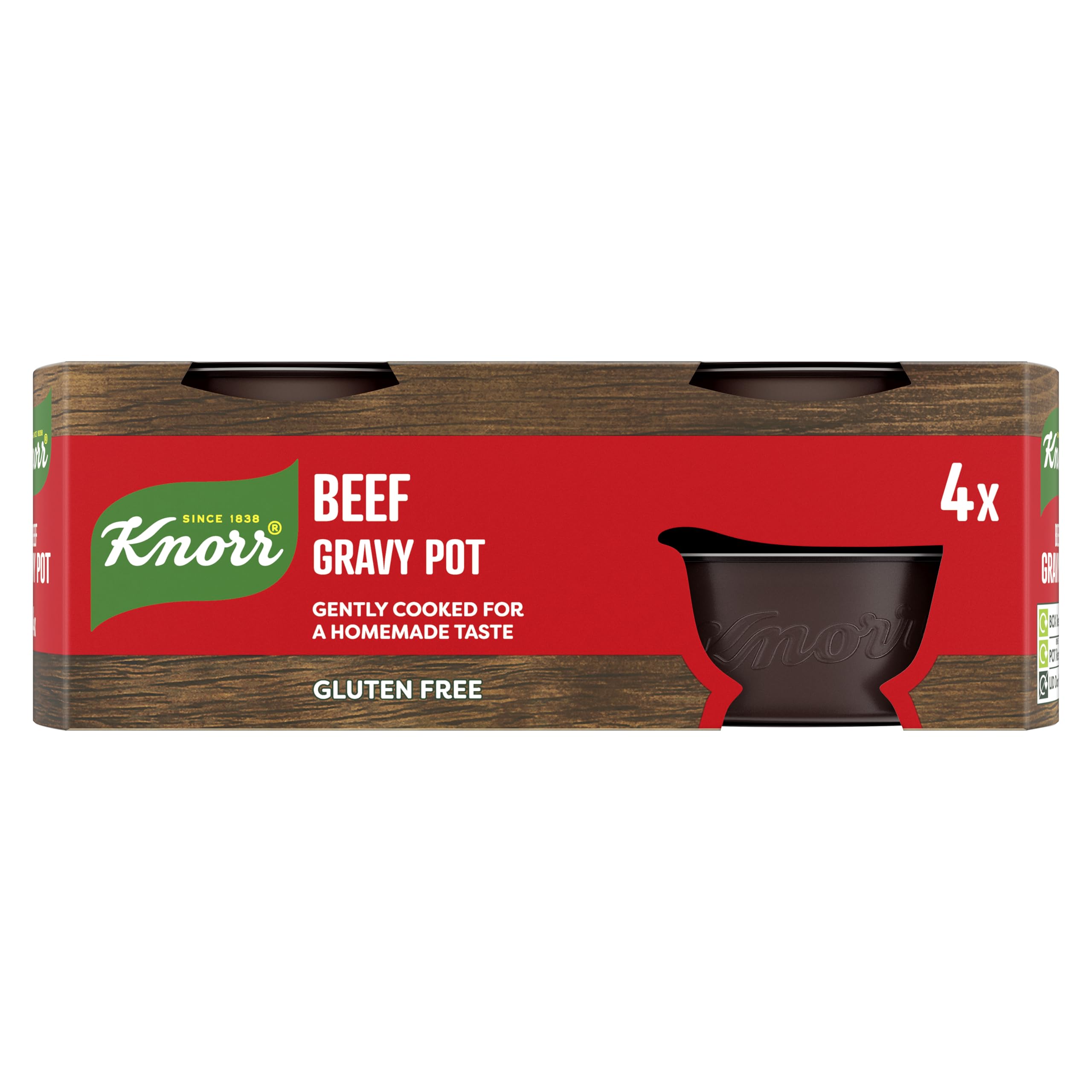 Beef Gravy Pot free from artificial colours and preservatives for quick and easy beef gravy that tastes homemade 4x 28 g