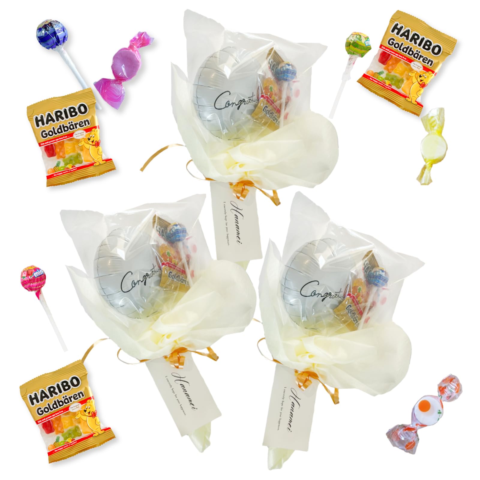 Amazon.co.jp: キャンディーブーケ お菓子 プチギフト まとめ買い