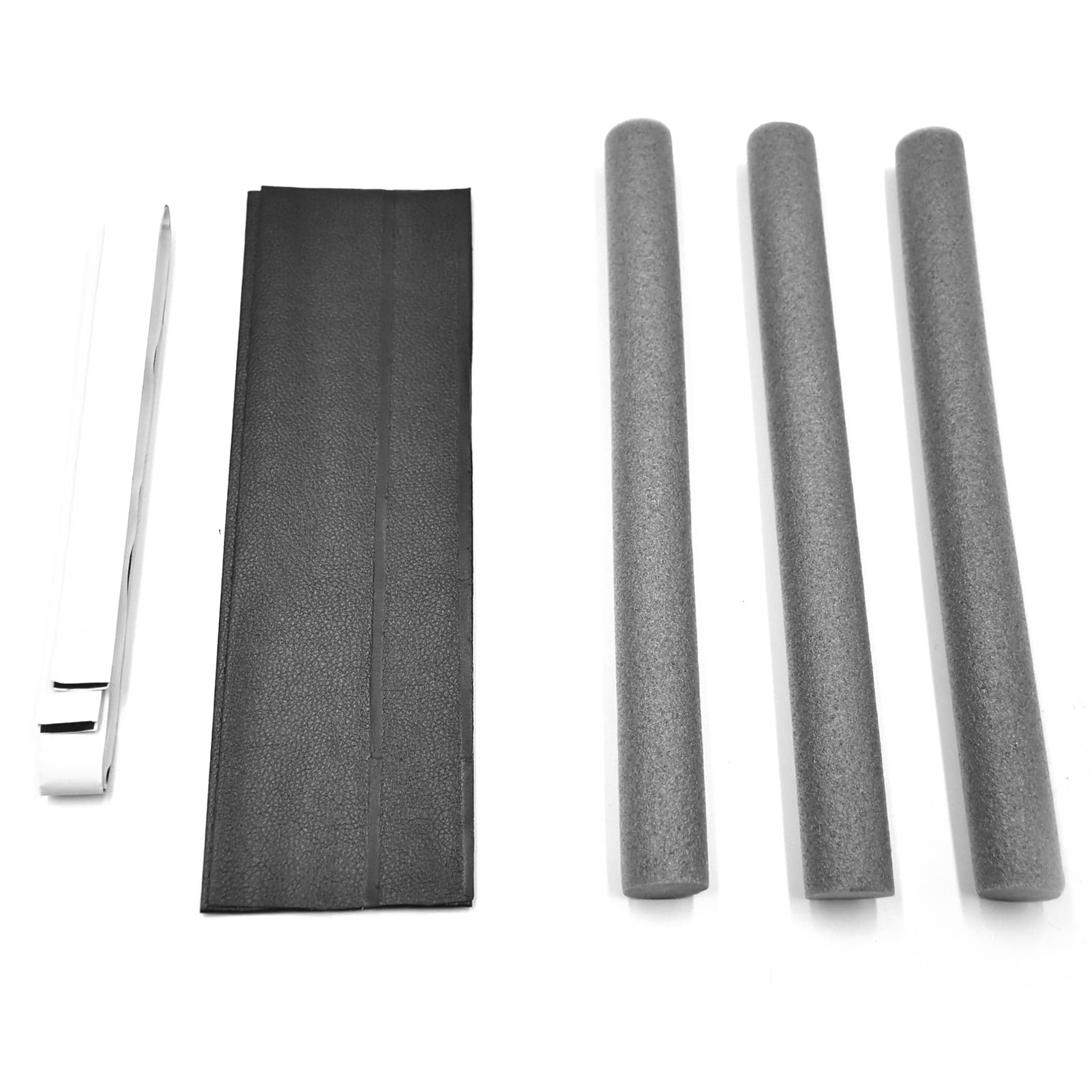 FLEXMAN Door Draft Stopper, 36.2in Multifunctional Draft Stopper for Bottom of Door, Under Door Draft Stopper for Interior and Exterior Doors, Garages, Bathrooms, Window (Black)