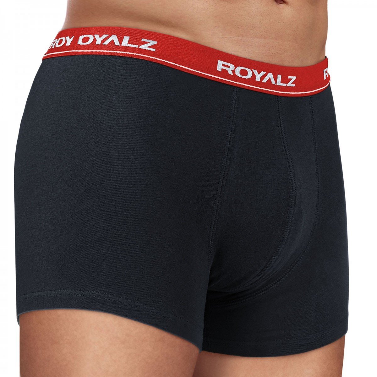 ROYALZ Boxershorts Pantaloncini da Uomo 10 pz. Classici Senza Cuciture per Sport e Tempo Libero, Pacco da 10 (95% Cotone / 5% Elastan)