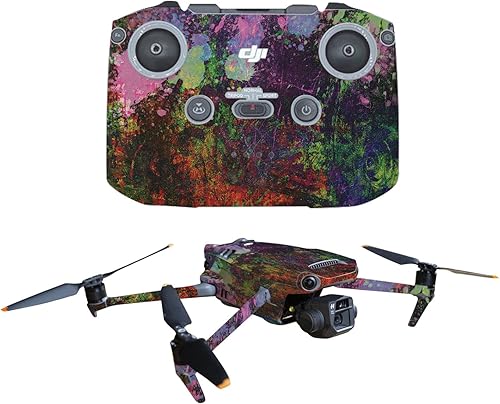 MightySkins Skin compatible con DJI Mavic 3 - Paint Drip | Funda protectora de vinilo duradera y única | Fácil de aplicar, quitar y cambiar de