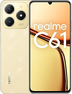 realme C61 Smartphone 6+128GB, 5000mAh Long Life Battery, AI Boost Motor, Powerful 8-Core Chipset, Ultra Slim 7.76mm Desig…