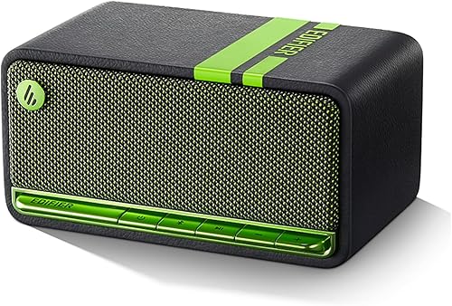 Edifier MP230 Altavoz Bluetooth portátil, altavoz inalámbrico con sonido estéreo para viajes al aire libre, tiempo de reproducción de 9 horas,