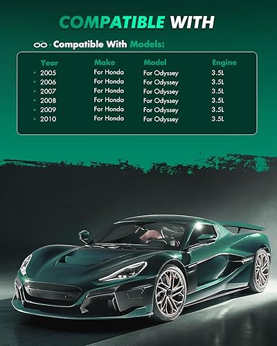 Miniatura 257 de SCITOO Kit de freno delantero Rotores de freno delantero y pastillas de freno de cerámica para 08-16 para Chrysler Town & Country, 08-16 para Dodge