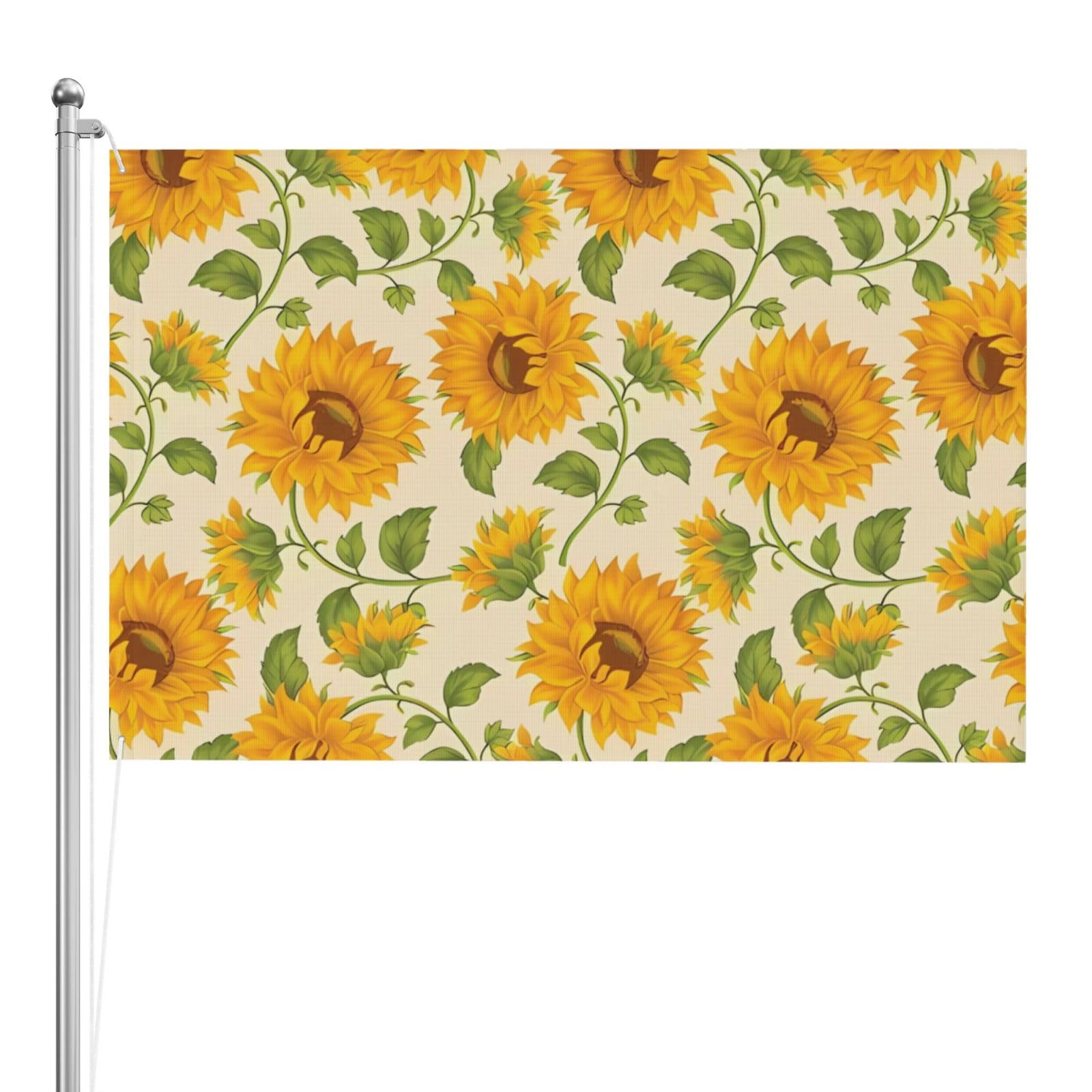 Drapeaux de jardin tournesol grand format double imprimé résistant aux UV - 8