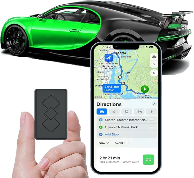 GPS Tracker for Vehicles,Mini Car GPS Tracker Portable Real