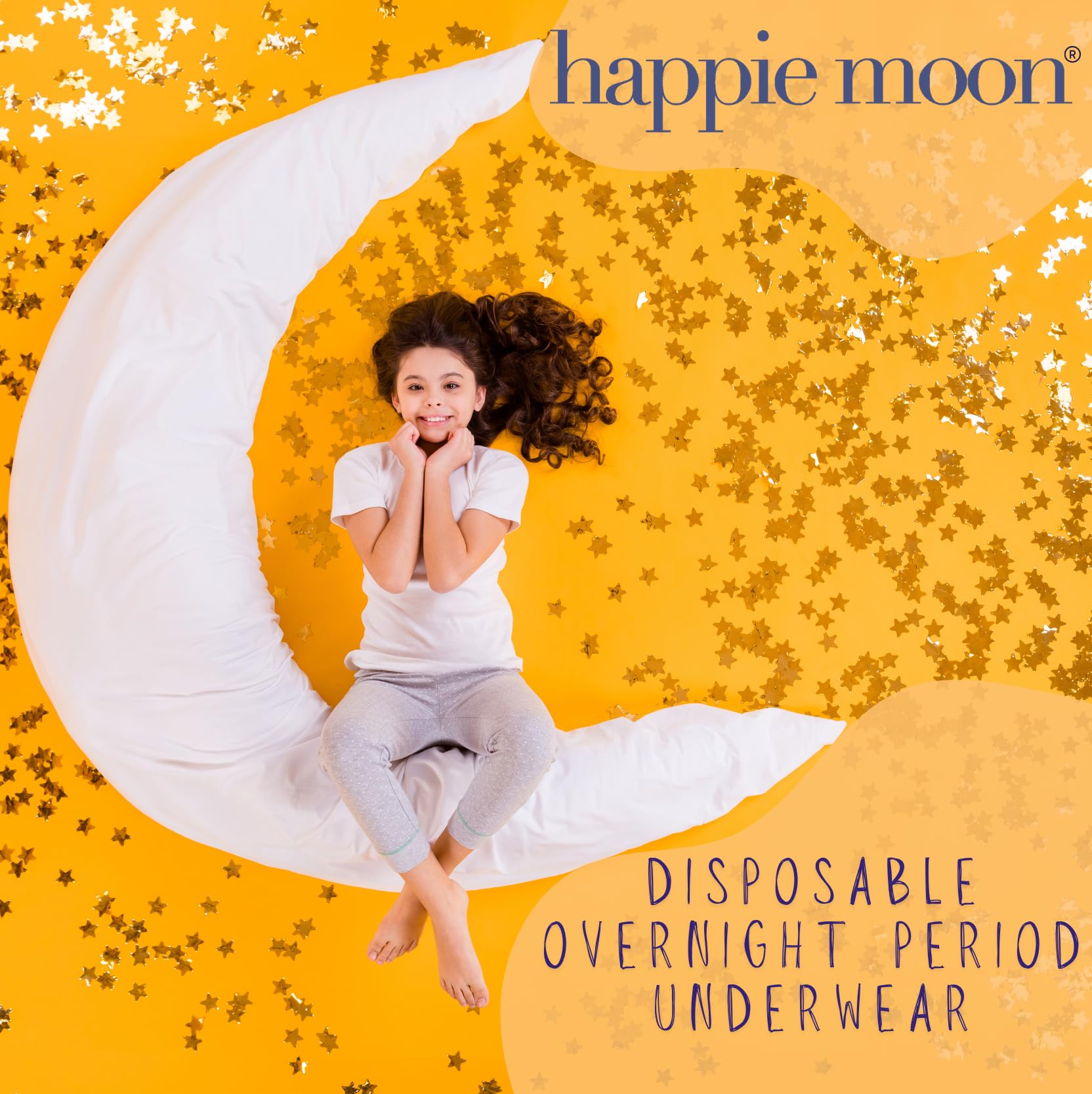 Almohadillas de algodón orgánico para adolescentes y adolescentes | Almohadillas ultrafinas con alas | Sin cloro y sin fragancia | Durante la noche, 5 unidades