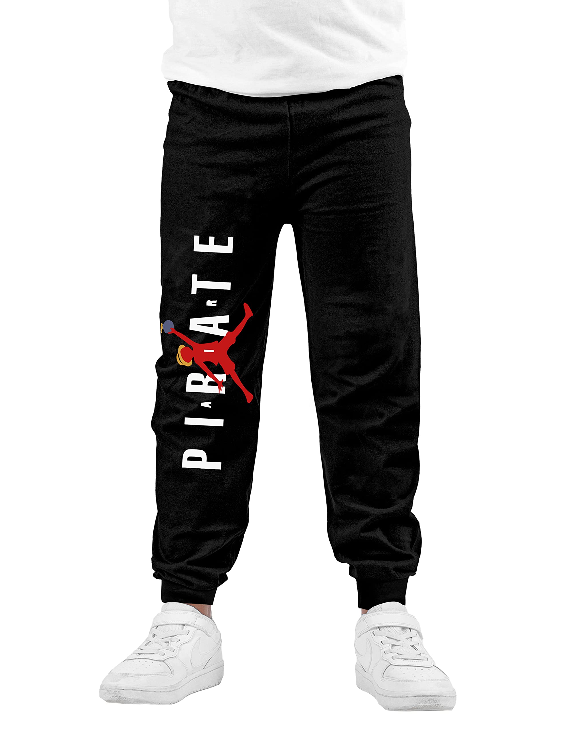 KYDA Kids Pantaloni sportivi stampati in cotone per bambini