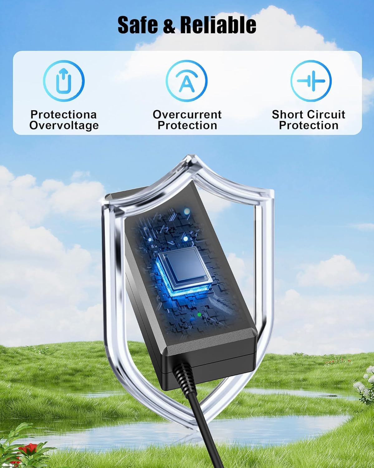 WUKUR 42V for Hiboy Electric Scooter Charger Compatible with Hiboy S2 Pro, S2 Lite, S2, KS4, KS4 Pro, NEX, NEX3, NEX5, Max, Max3, Max V2 Electric Scooter Foldable e-Scooter Power Supply