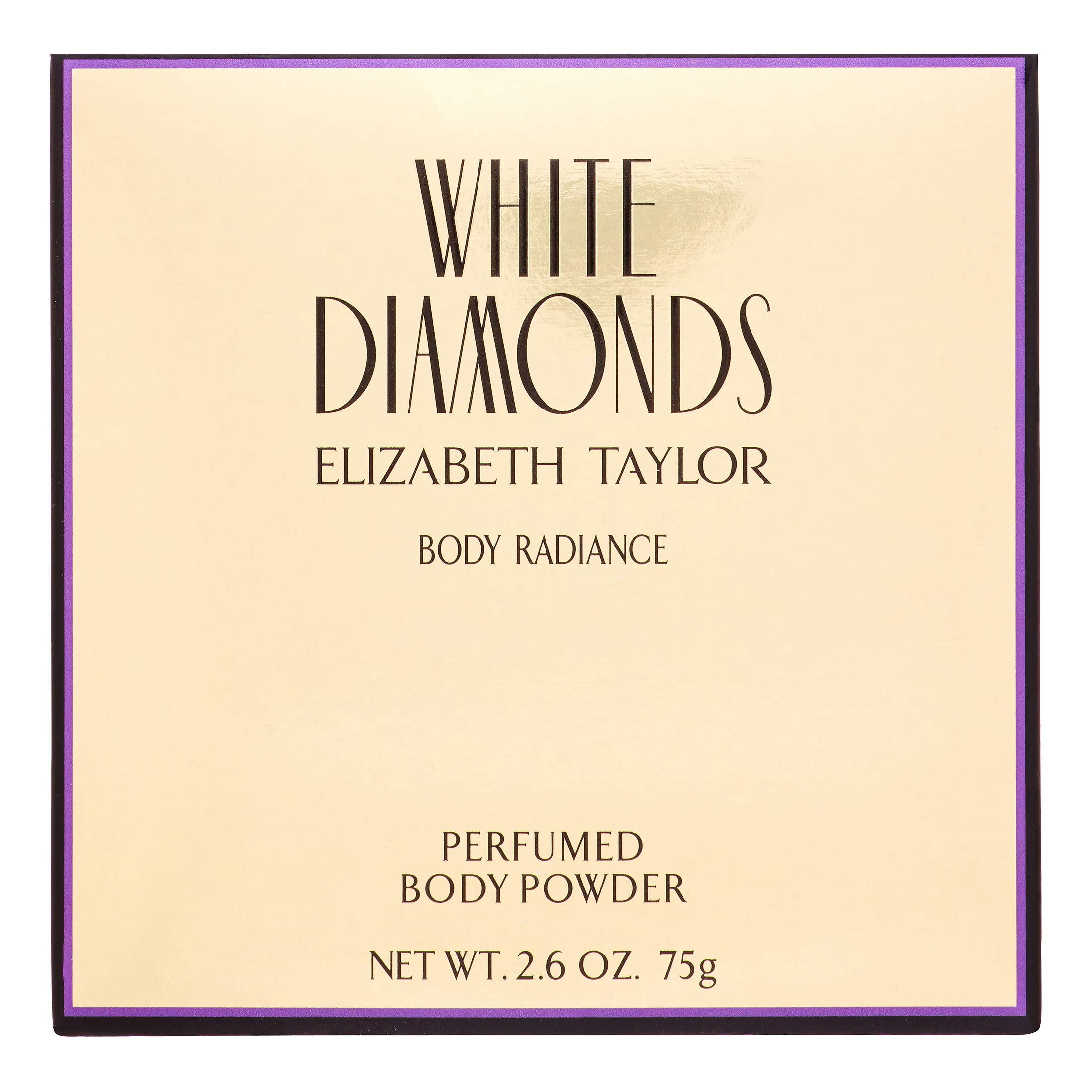Elizabeth Taylor White Diamonds Body Radiance Perfumed Body Powder 2.60 oz (Pack of 4)