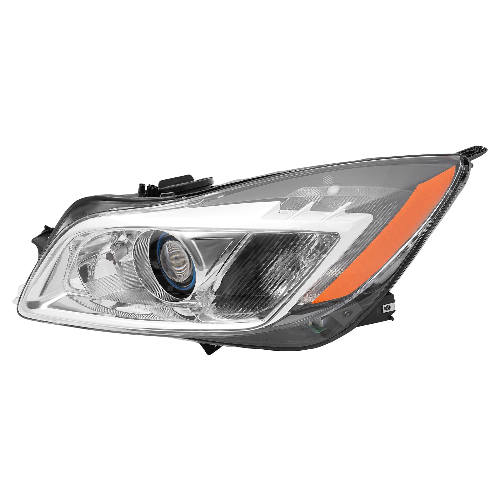 For 2009 2010 2011 2012 Buick Regal HID Xenon Headlight Headlamp Projector Driver Left Side Chrome Housing Clear Lens