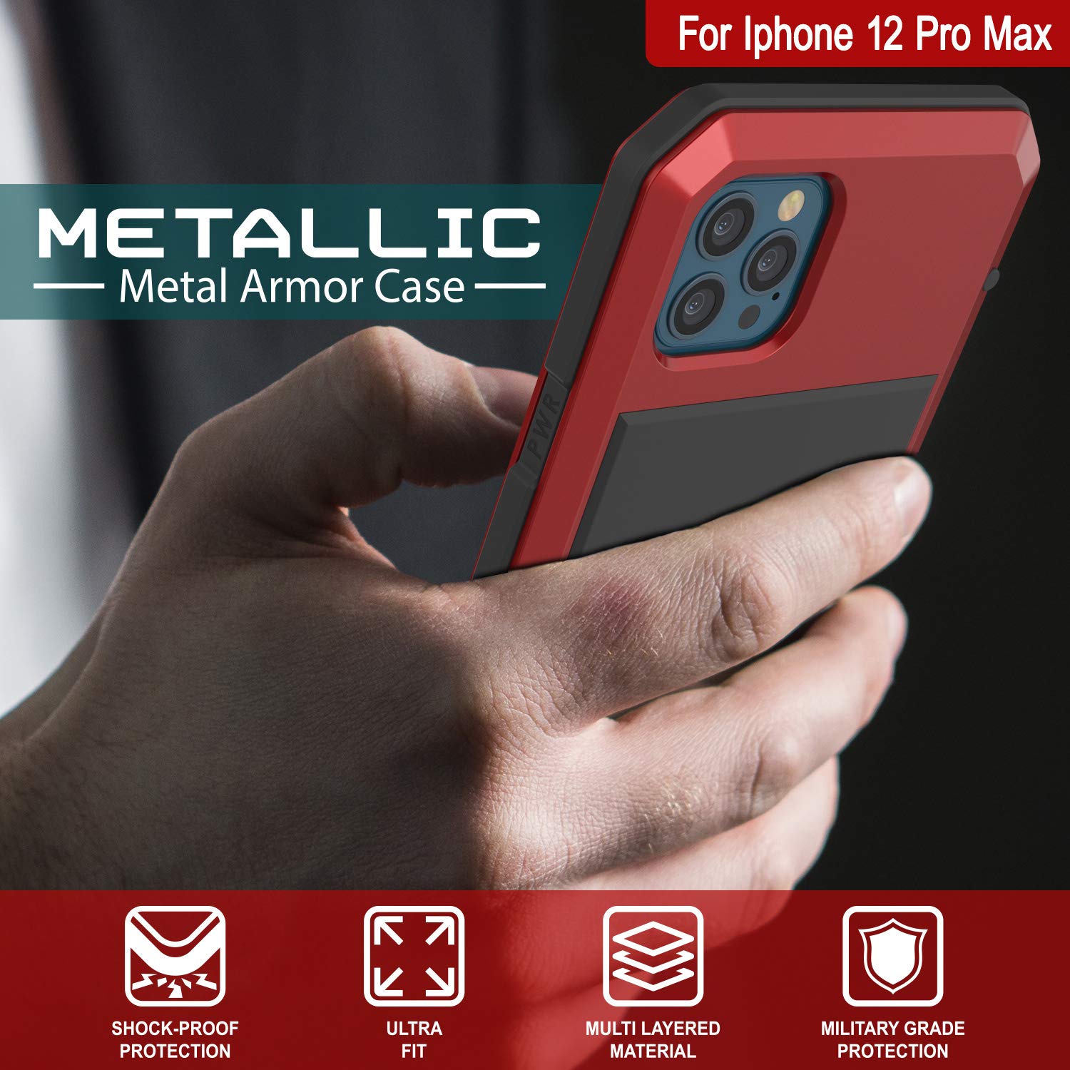 Per IPhone 15 Pro Max Custodia Per PC Con Finestra In Vetro Di Grandi Dimensioni E Pellicola Per Len