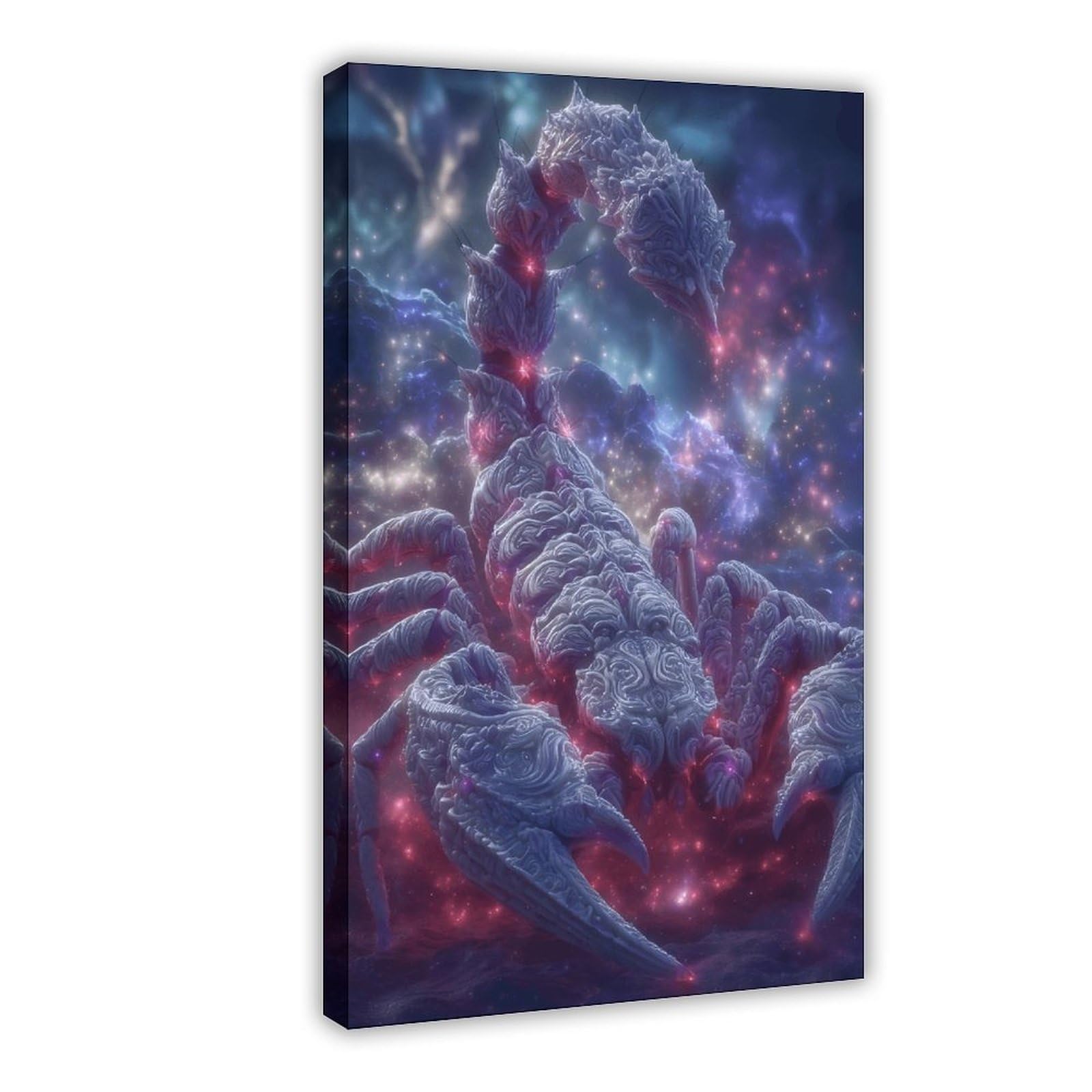 Ywtjax Frame-Style Celestial Scorpion Poster Canvas Poster For Office Decor Gift