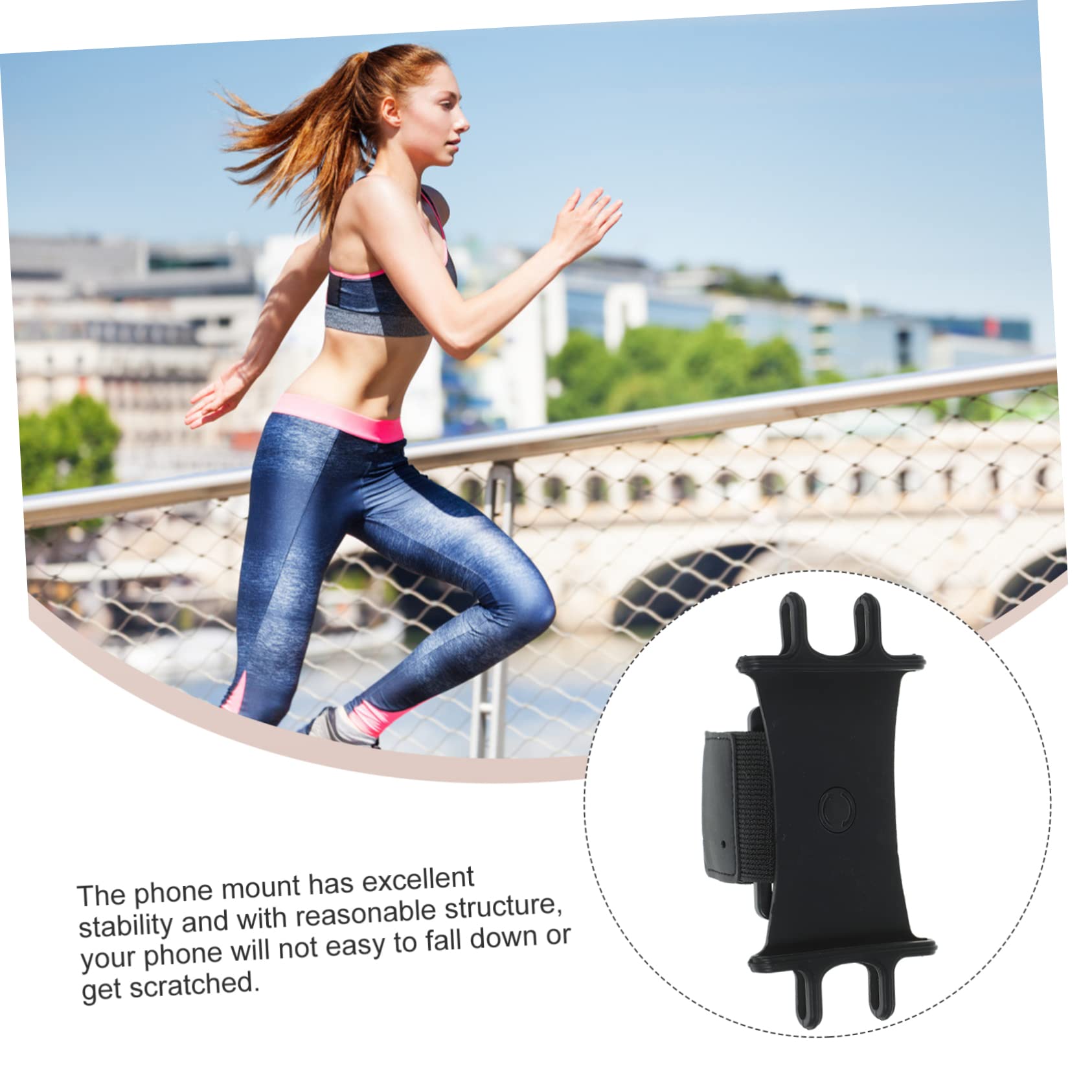 SOLUSTRE 6piezas Soporte para Teléfono Deportivo para Correr y Ejercicio Compatible Teléfonos para Running Ciclismo y Entrenamiento