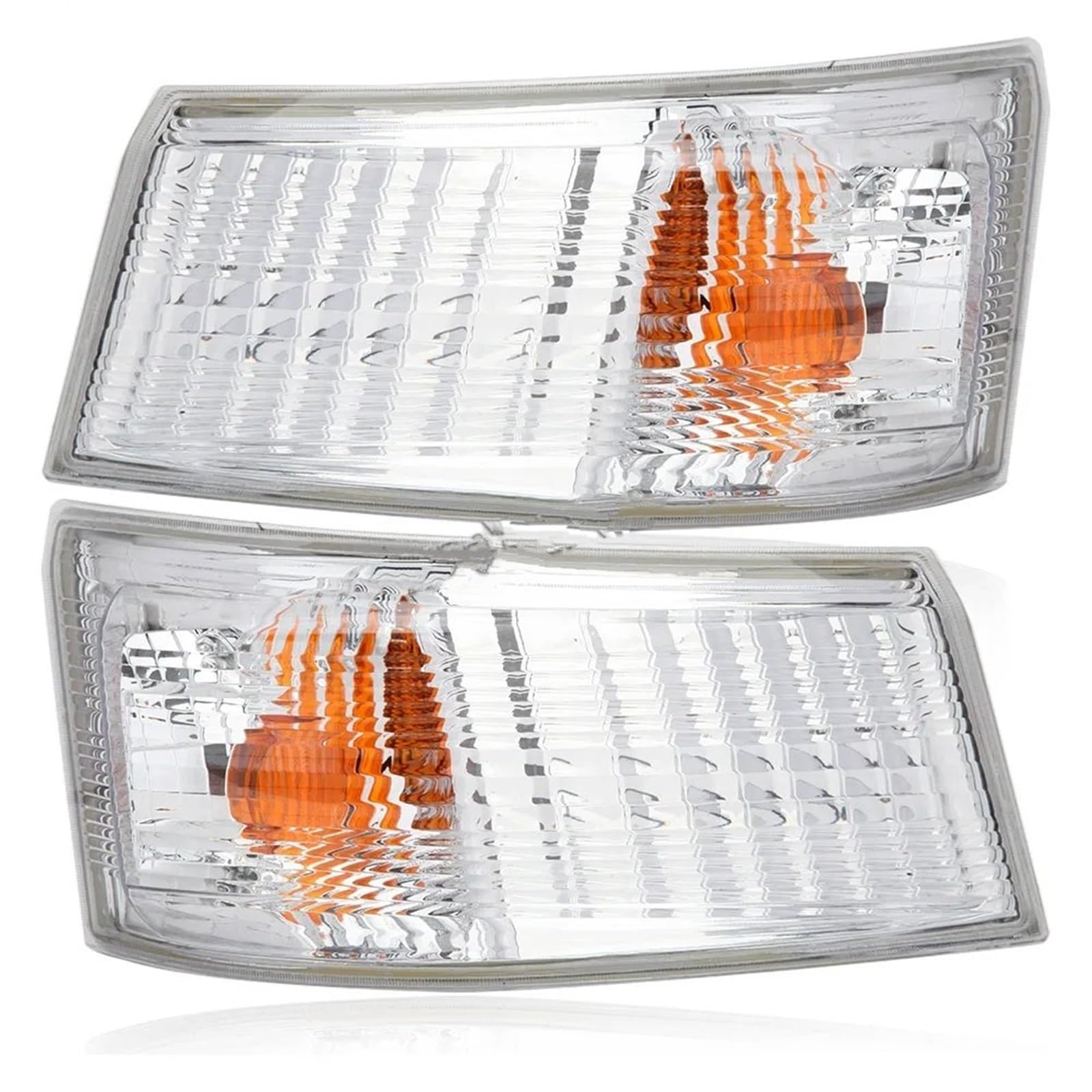 Clignotant Dynamique pour Mitsubishi pour Canter pour Fuso FE FG 2012-2018 Feu d'angle Feu Antibrouillard Avant Voiture Clignotant Phares Ensemble Lampes Témoins Indicateur de Miroir(1 Paire)