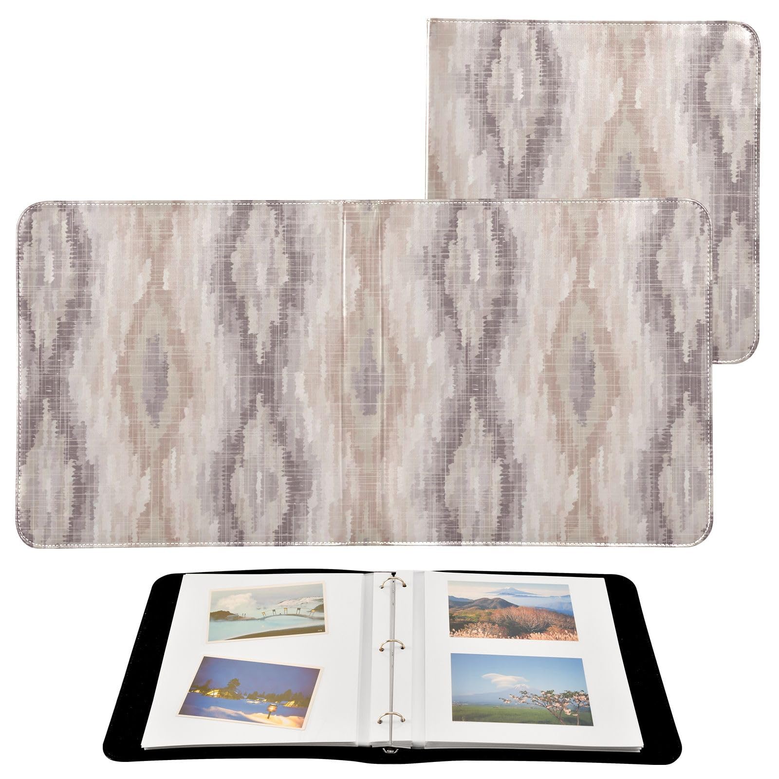 Geo Aquarell-Fotoalbum, zeitgenössische Malerei, Fotobücher, selbstklebende Seiten, Fotoalben, Buch, Fotoalben für 10 x 15 cm